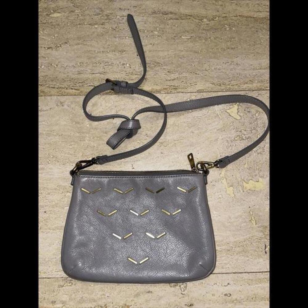 Fossil‎ Sofia Grey Genuine Leather MD Crossbody Bag